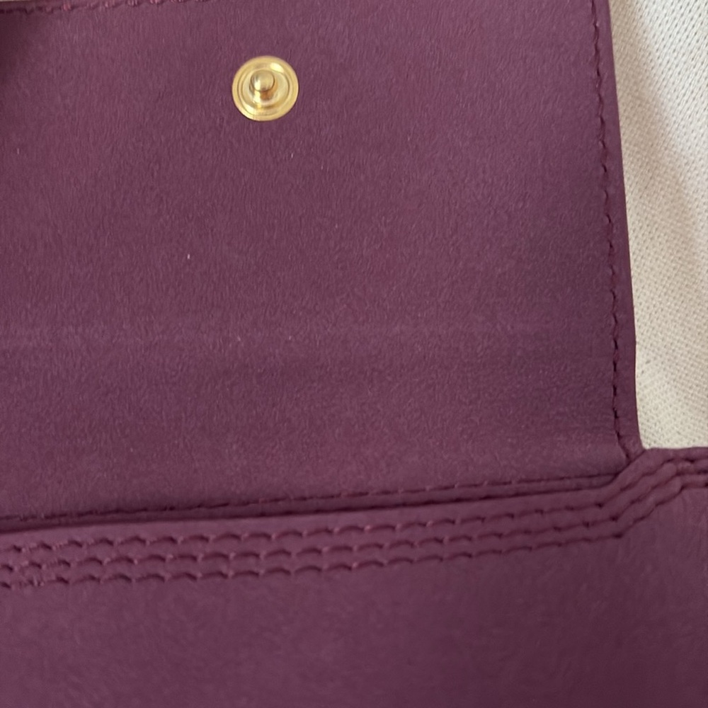 Jacquemus Le Carinu Burgundy Flap Leather Shoulder Bag - Picture 12 of 16